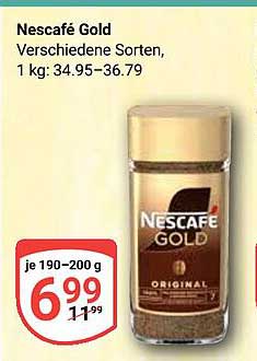 Nescafé Gold - Verschiedene Sorten
