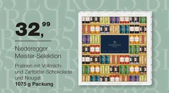 Niederegger Meister-Selektion Pralinen