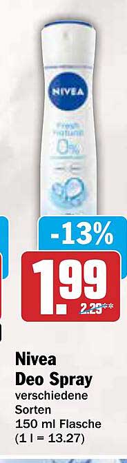 Nivea Deo Spray verschiedene Sorten 150 ml Flasche