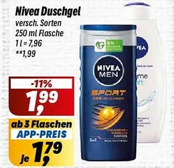 Nivea Duschgel verschiedene Sorten 250 ml