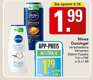 Nivea Duschgel verschiedene Varianten 250ml Flasche