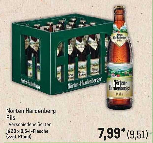 Nörten Hardenberg Pils - 20 x 0,5-l-Flasche