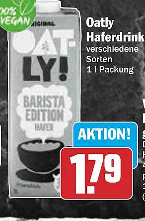 Oatly Haferdrink verschiedene Sorten 1 l Packung