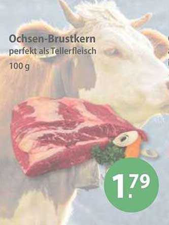 Ochsen-Brustkern - perfekt als Tellerfleisch