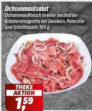 Ochsenmaulsalat in einer herzhaften Kräutervinaigrette