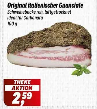 Original italienischer Guanciale