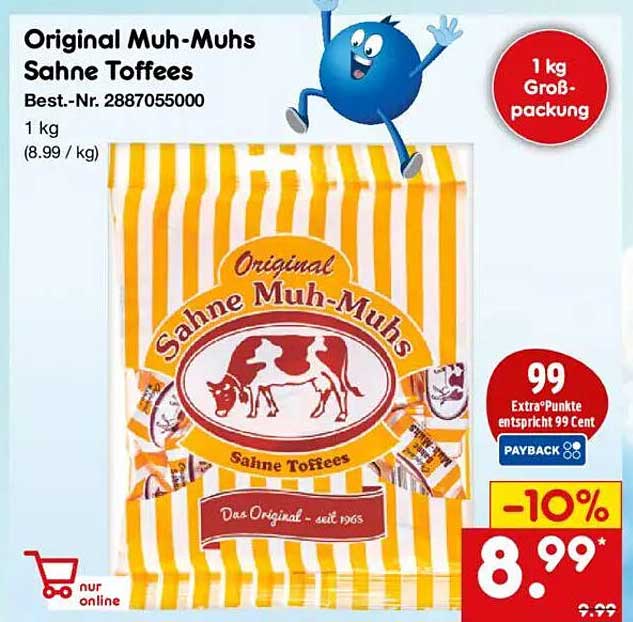 Original Muh-Muhs Sahne Toffees 1 kg