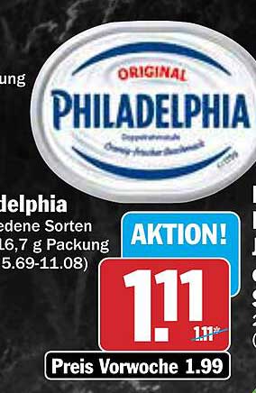 Original Philadelphia Cream Cheese - 16,7 g Packung
