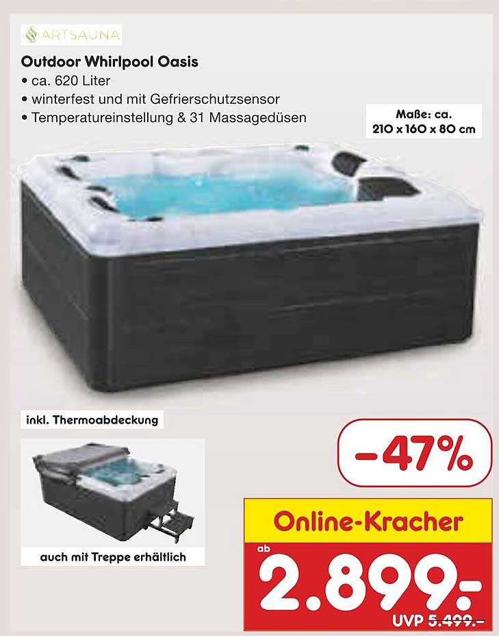 Outdoor Whirlpool Oasis