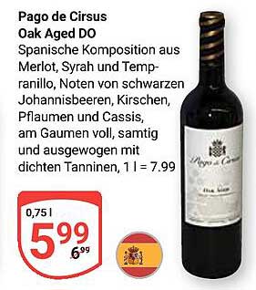 Pago de Cirsus Oak Aged DO
