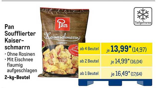 Pan Soufflierter Kaiserschmarrn 2-kg-Beutel