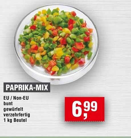 Paprika-Mix 1 kg Beutel