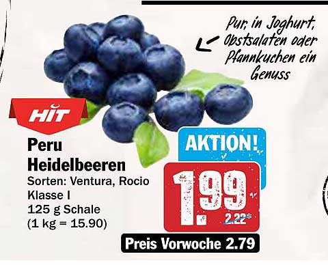 Peru Heidelbeeren - Aktion!