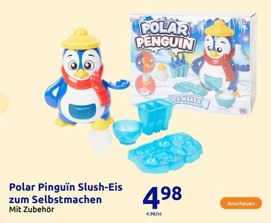 Polar Pinguin Slush-Eis zum Selbermachen mit Zubehör
