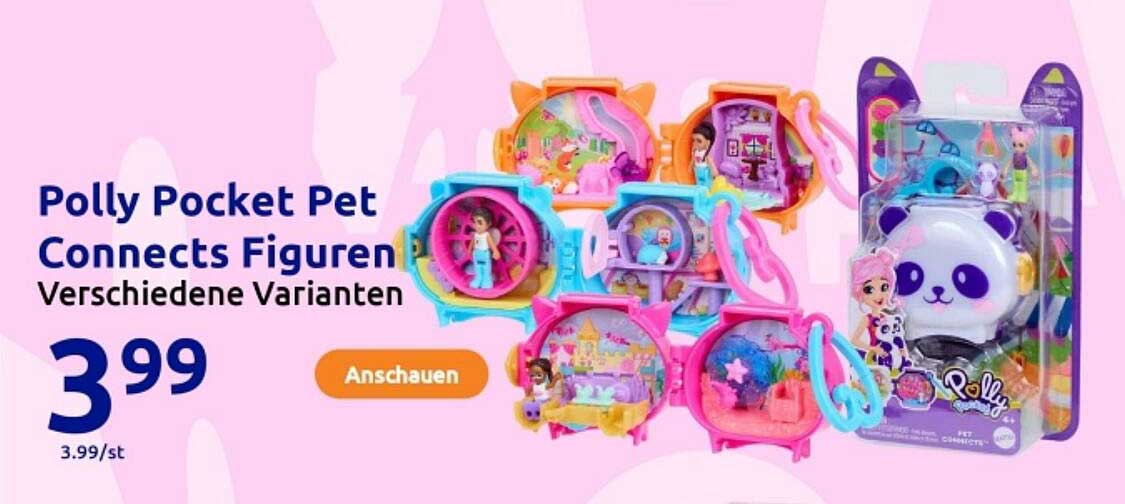 Polly Pocket Pet Connects Figuren - Verschiedene Varianten