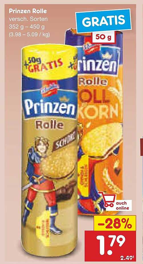 Prinzen Rolle verschiedene Sorten 352 g - 450 g