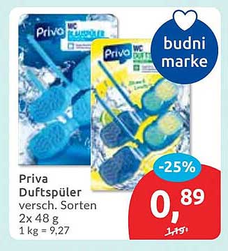 Priva Duftspüler - Verschiedene Sorten, 2x 48 g