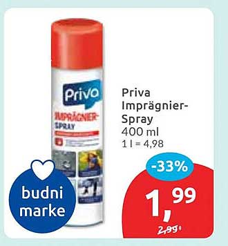 Priva Imprägnierspray 400 ml