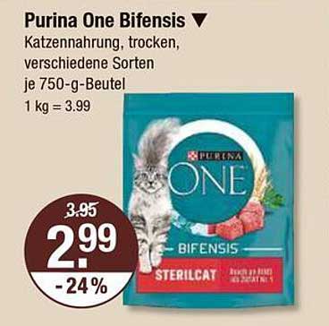 Purina One Bifensis Katzennahrung, trocken, verschiedene Sorten je 750-g-Beutel