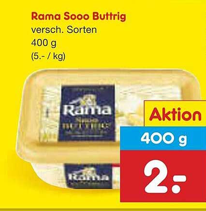 Rama Sooo Buttrig 400 g - Aktion