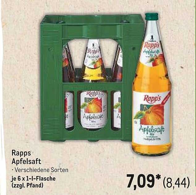 Rapps Apfelsaft - Verschiedene Sorten