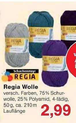 Regia Wolle - Verschiedene Farben