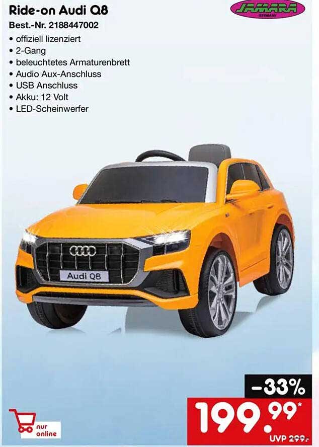 Ride-on Audi Q8