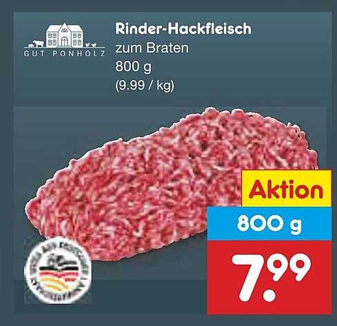 Rinder-Hackfleisch zum Braten 800 g