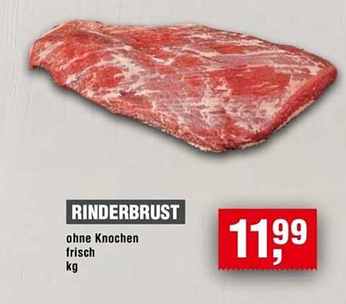 Rinderbrust ohne Knochen frisch