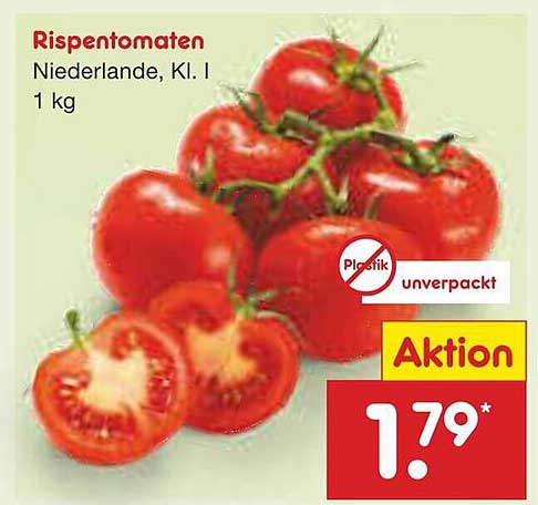 Rispentomaten Niederlande, Kl. I 1 kg