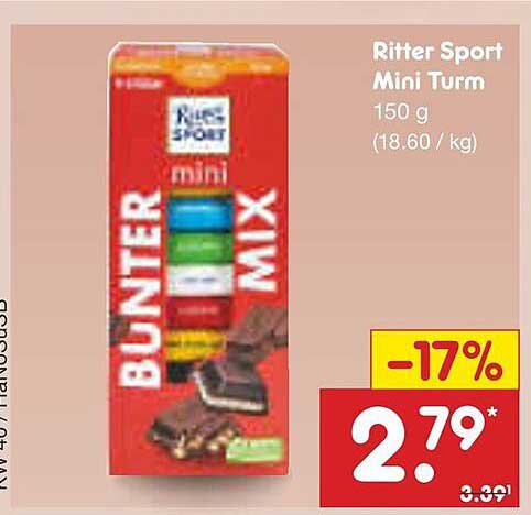 Ritter Sport Mini Turm