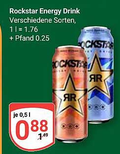 Rockstar Energy Drink - Verschiedene Sorten