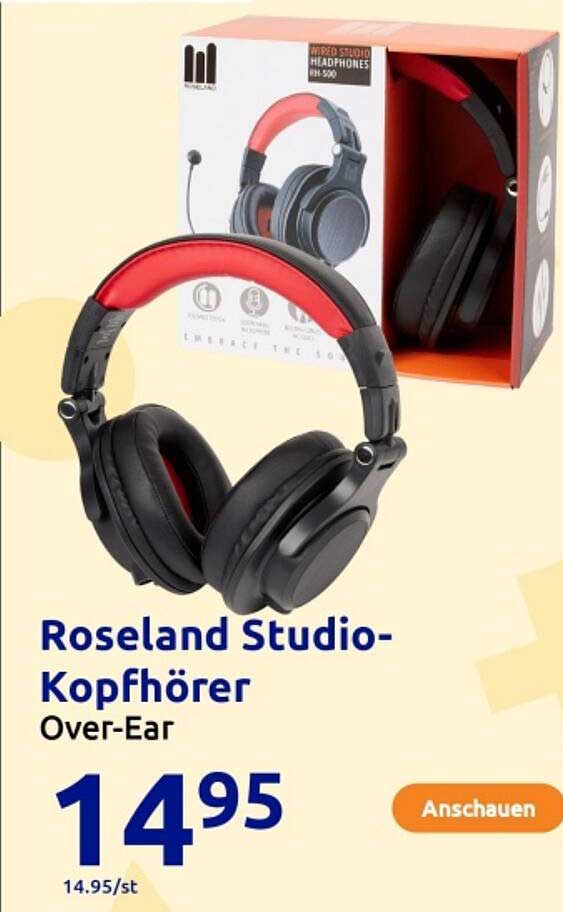 Roseland Studio-Kopfhörer Over-Ear