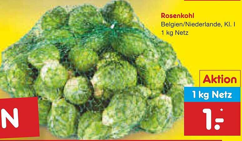 Rosenkohl 1 kg Netz