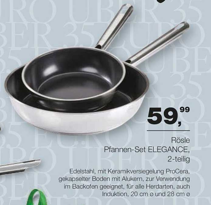 Rösle Pfannen-Set ELEGANCE, 2-teilig