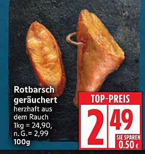 Rotbarsch geräuchert - herzhaft aus dem Rauch