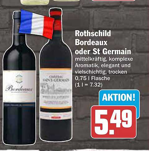 Rothschild Bordeaux oder St Germain