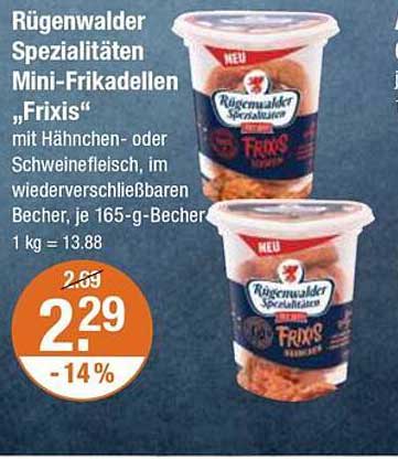 Rügenwalder Spezialitäten Mini-Frikadellen "Frixis"
