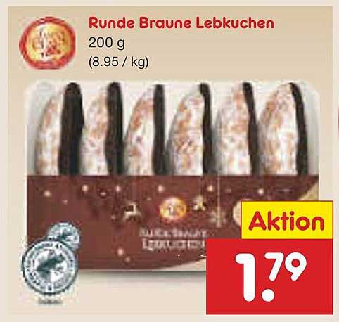 Runde Braune Lebkuchen 200 g