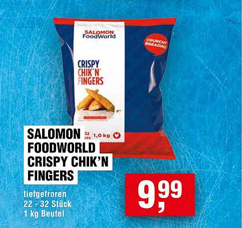 SALOMON FOODWORLD CRISPY CHIK’N FINGERS