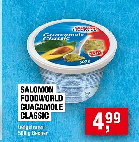 SALOMON FOODWORLD GUACAMOLE CLASSIC 500g Becher
