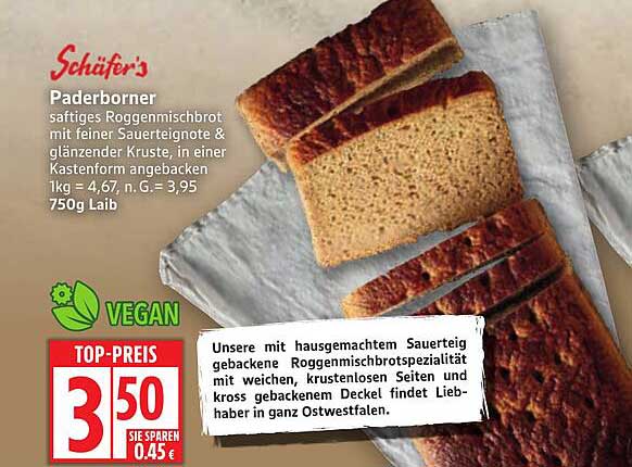 Schäfer's Paderborner Roggenmischbrot