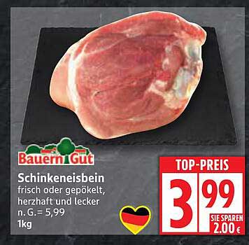 Schinkenesein Bäuerlich Gut - Frisch oder Gepökelt