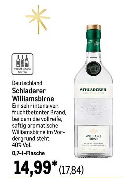 Schladerer Williamsbirne