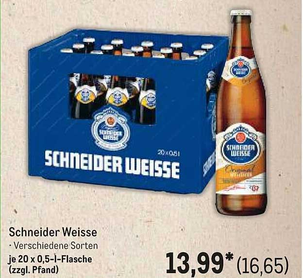 Schneider Weisse – Diverse Sorten im 20er Pack