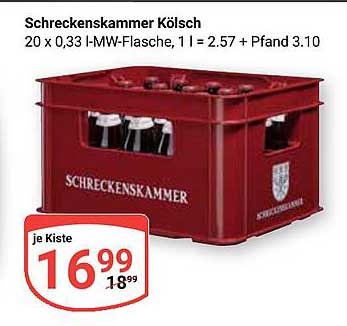 Schreckenskammer Kölsch 20 x 0,33 l