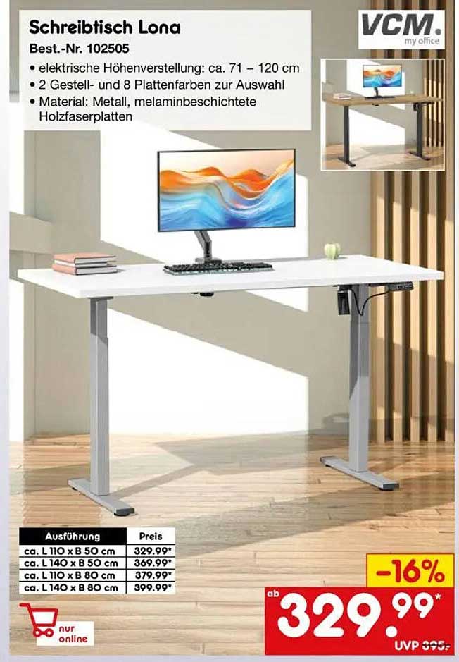 Schreibtisch Lona