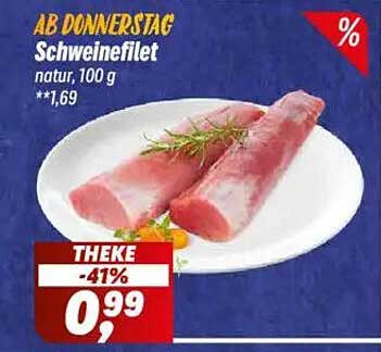 Schweinefilet natur, 100 g