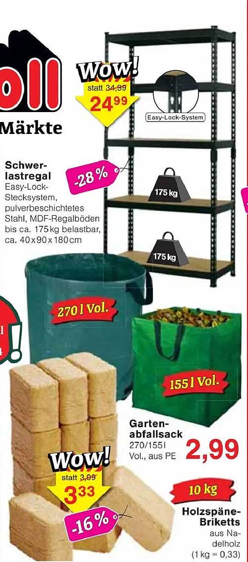 Schwerlastregal mit Easy-Lock-System