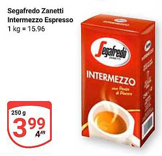 Segafredo Zanetti Intermezzo Espresso 250 g